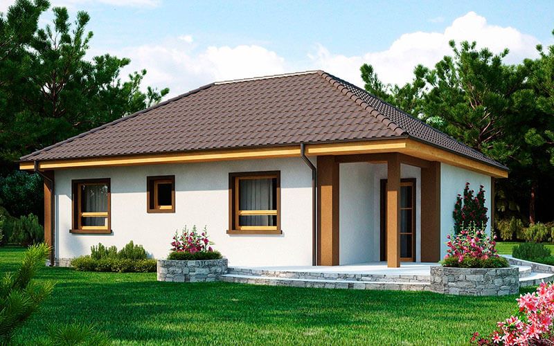 Проект одноэтажного дома
